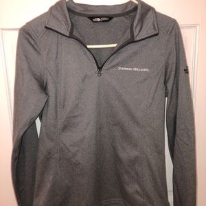 North face quarter zip size small